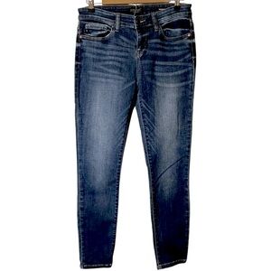 Judy Blue Bristol Jeans Womens 9/29 Blue Medium Wash Denim Skinny Fit JB82106MD‎